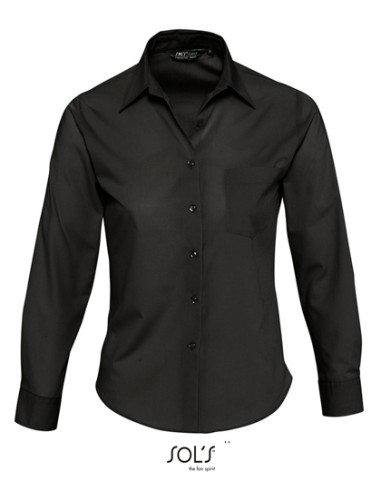 SOL-16060-Popeline-Blouse Executive Long Sleeve