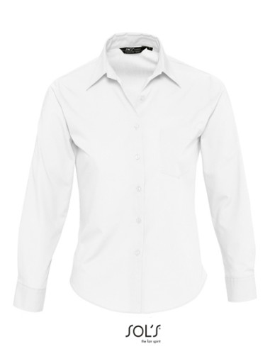 SOL-16060-Popeline-Blouse Executive Long Sleeve