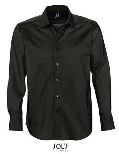SOL-17000-Mens Stretch-Shirt Brighton Long Sleeve