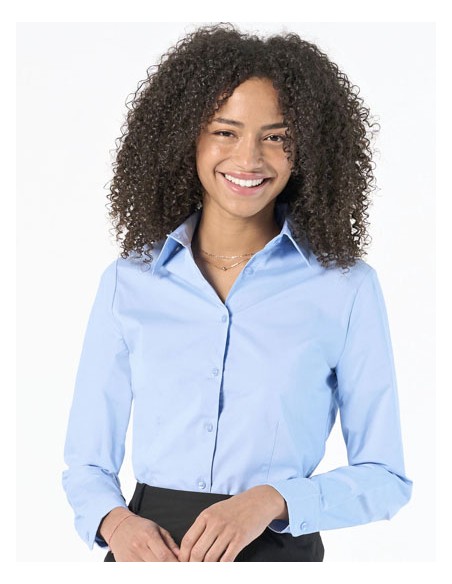 SOL-17015-Womens Long Sleeved Stretch Shirt Eden