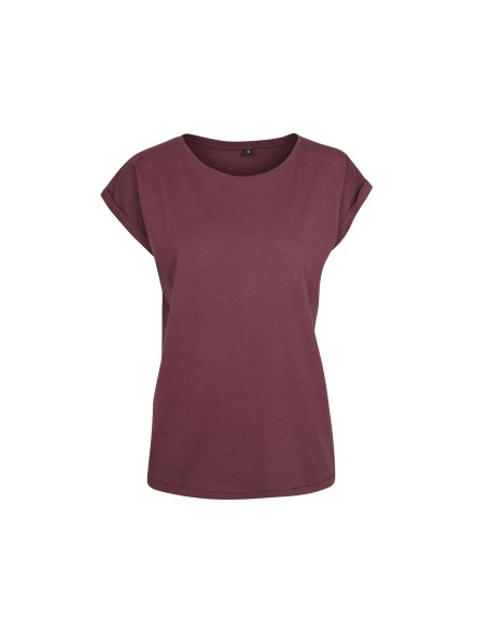 B-BY021-Ladies Extended Shoulder Tee