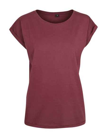 B-BY021-Ladies Extended Shoulder Tee