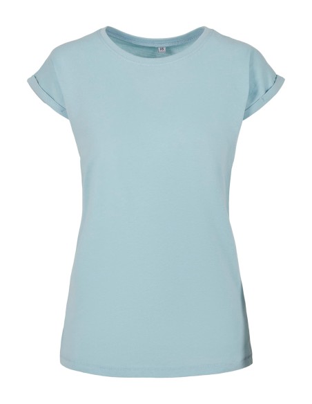 B-BY021-Ladies Extended Shoulder Tee