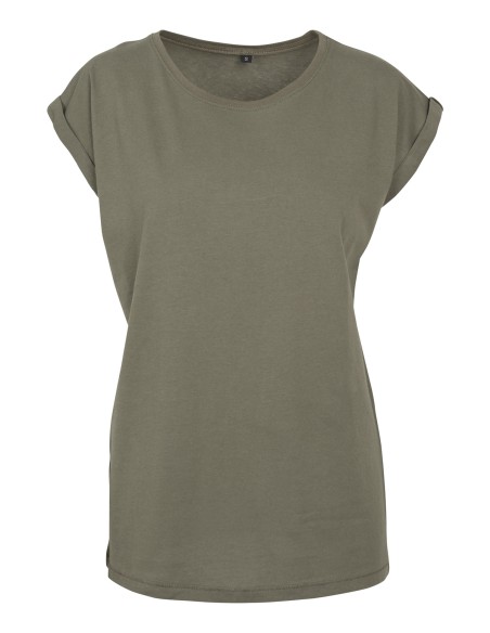 B-BY021-Ladies Extended Shoulder Tee