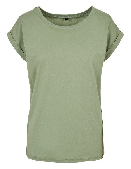 B-BY021-Ladies Extended Shoulder Tee