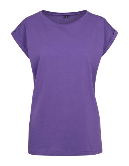 B-BY021-Ladies Extended Shoulder Tee