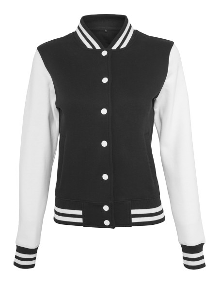 B-BY027-Ladies Sweat College Jacket