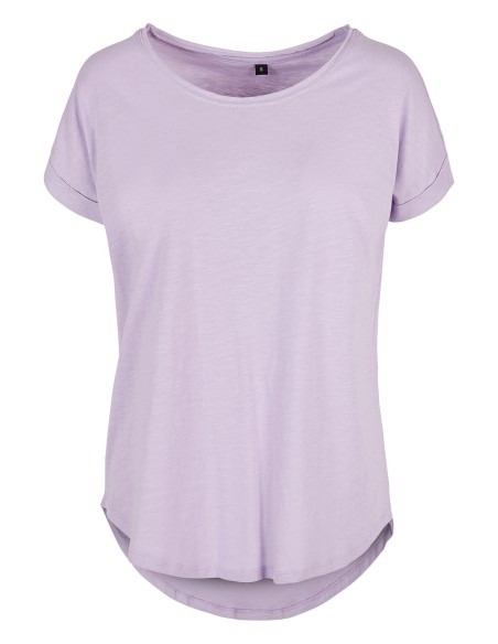 B-BY036-Ladies Long Slub Tee