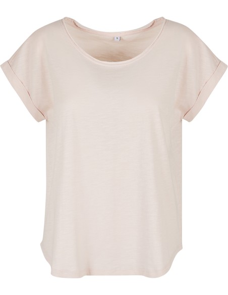 B-BY036-Ladies Long Slub Tee