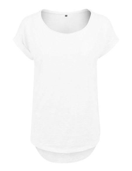 B-BY036-Ladies Long Slub Tee