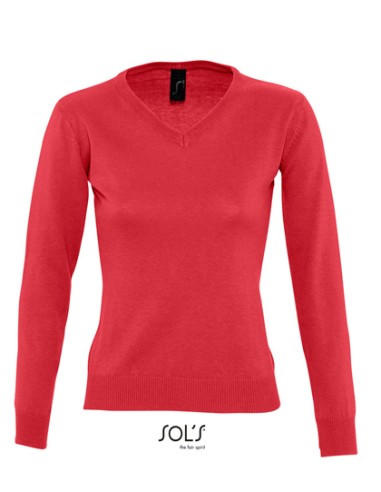 SOL-90010-Womens V-Neck Sweater Galaxy