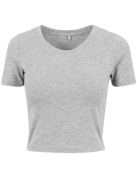 B-BY042-Ladies Cropped Tee