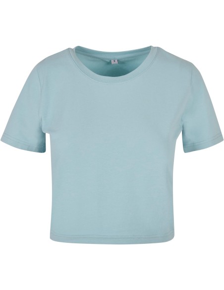 B-BY042-Ladies Cropped Tee