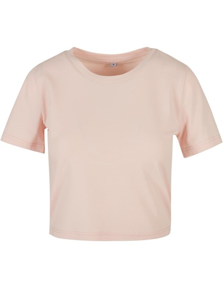 B-BY042-Ladies Cropped Tee