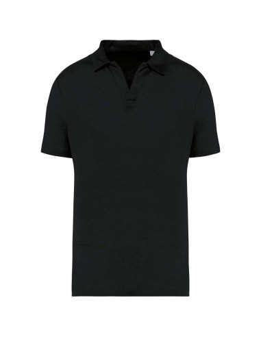 SPA-SP220-MEN’S LINEN POLO SHIRT