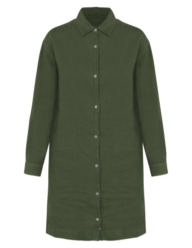 SPA-SP5008-LADIES' LINEN DRESS SHIRT