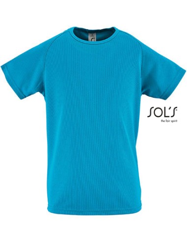 SOL-01166-Kids Raglan Sleeved T-Shirt Sporty