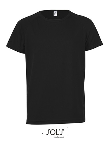 SOL-01166-Kids Raglan Sleeved T-Shirt Sporty