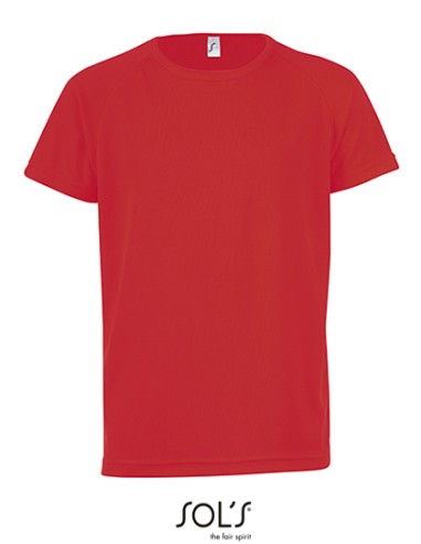 SOL-01166-Kids Raglan Sleeved T-Shirt Sporty
