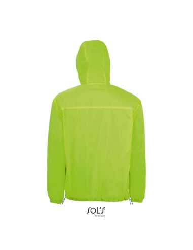 SOL-01171-Unisex Lined Windbreaker Skate Jacket