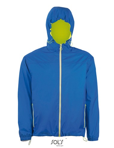 SOL-01171-Unisex Lined Windbreaker Skate Jacket