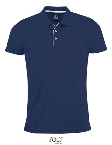 SOL-01179-Womens Sports Polo Shirt Performer