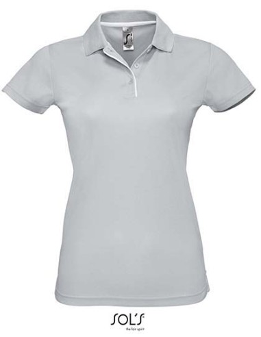 SOL-01179-Womens Sports Polo Shirt Performer
