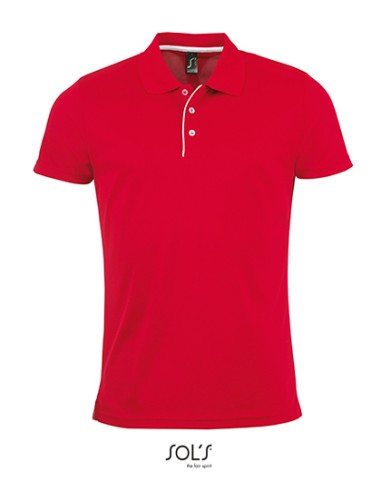 SOL-01180-Mens Sports Polo Shirt Performer