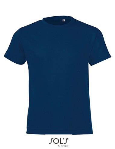 SOL-01183-Kids Round Collar T-Shirt Regent Fit