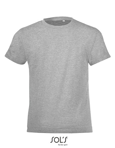 SOL-01183-Kids Round Collar T-Shirt Regent Fit