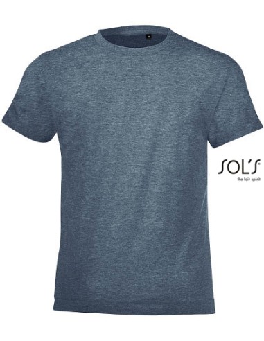 SOL-01183-Kids Round Collar T-Shirt Regent Fit