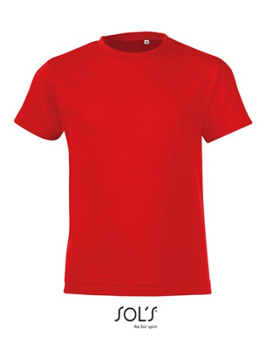 SOL-01183-Kids Round Collar T-Shirt Regent Fit