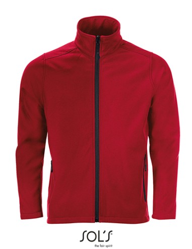 SOL-01195-Mens Softshell Zip Jacket Race