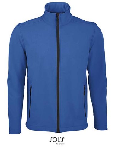SOL-01195-Mens Softshell Zip Jacket Race