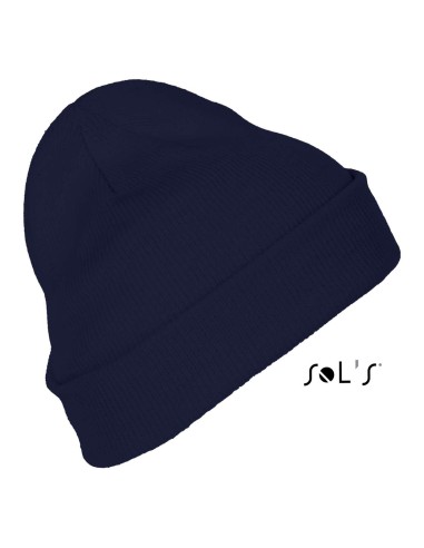 SOL-01664-SOL'S PITTSBURGH - SOLID-COLOUR BEANIE WITH CUFFED DESIGN