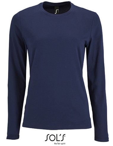 SOL-02075-Womens Long Sleeve T-Shirt Imperial