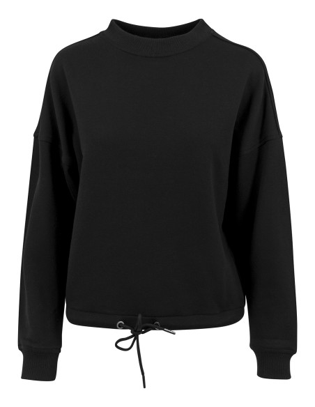 B-BY058-Ladies Oversize Crewneck