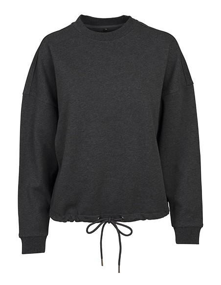 B-BY058-Ladies Oversize Crewneck