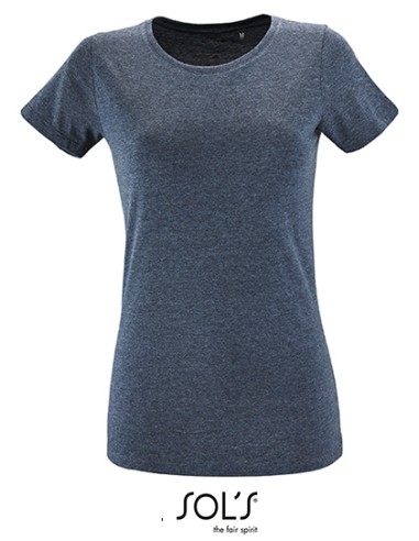SOL-02758-Womens Round Neck Fitted T-Shirt Regent