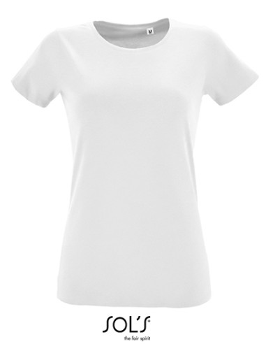 SOL-02758-Womens Round Neck Fitted T-Shirt Regent