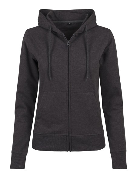 B-BY069-Ladies Terry Zip Hoody