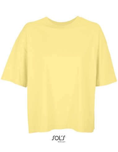 SOL-03807-Womens Boxy Oversized T-Shirt