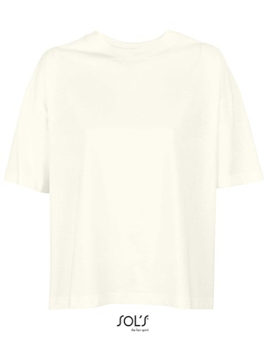 SOL-03807-Womens Boxy Oversized T-Shirt