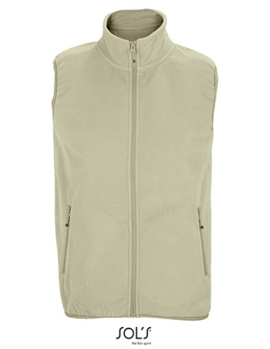 SOL-03822-Unisex Factor Zipped Fleece Bodywarmer