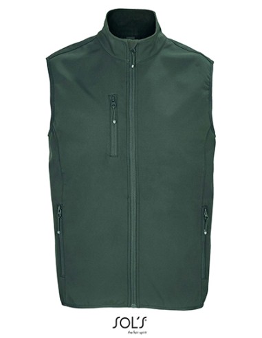 SOL-03825-Mens Falcon Zipped Softshell Bodywarmer