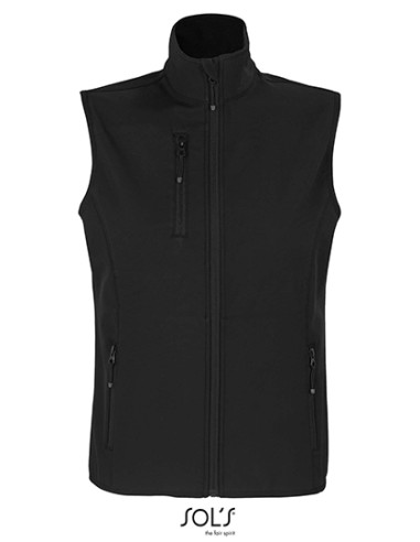 SOL-03826-Womens Falcon Zipped Softshell Bodywarmer
