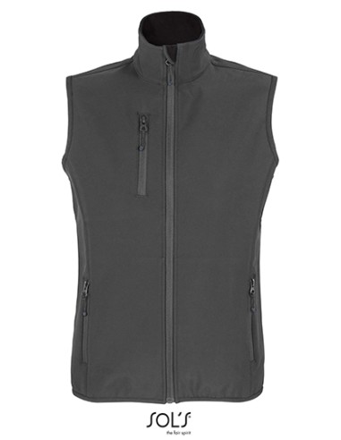 SOL-03826-Womens Falcon Zipped Softshell Bodywarmer