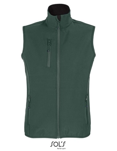 SOL-03826-Womens Falcon Zipped Softshell Bodywarmer
