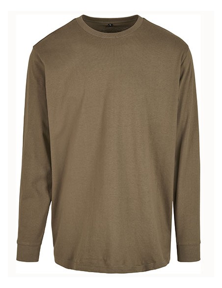 B-BY091-Long Sleeve Tee With Cuffrib