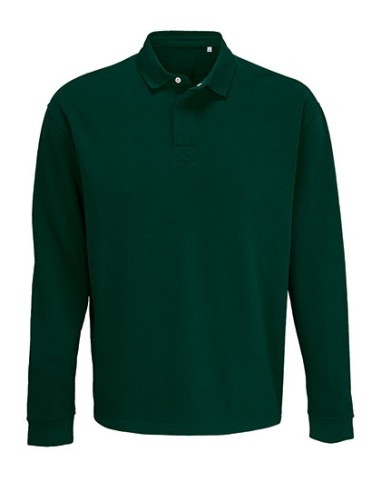 SOL-03990-Unisex Polo Collar Sweatshirt Heritage